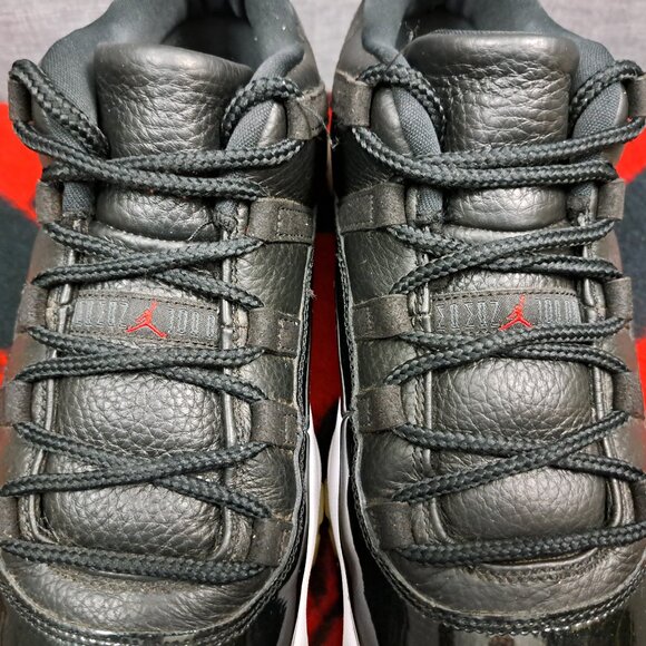 %Size 10 Nike Air Jordan 11 Retro Low Black av2187-001 Men / AJ4 main image 13
